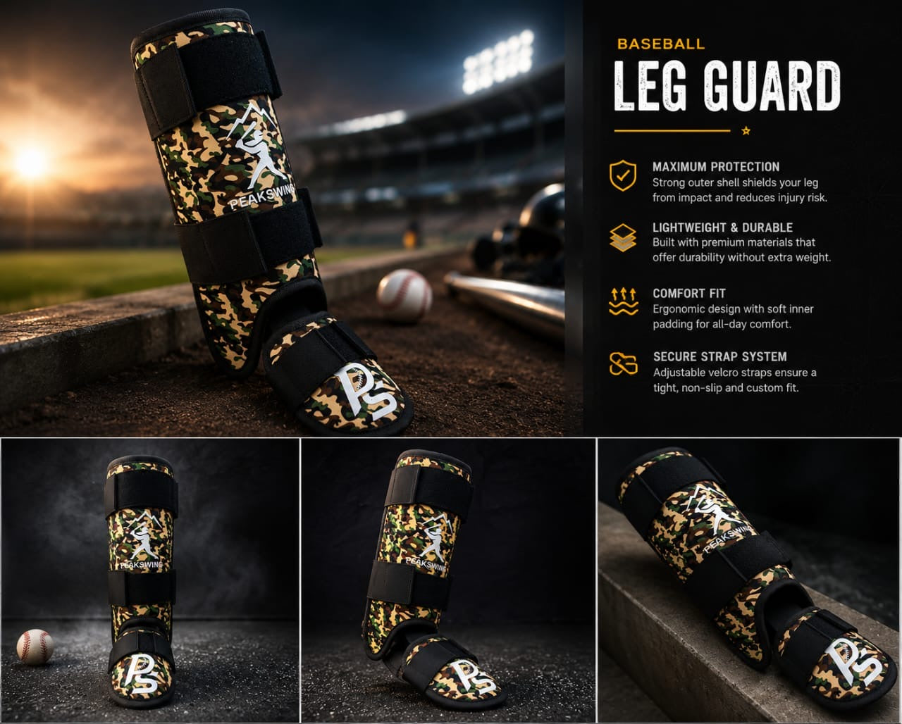Pre-Order* PeakSwing Camo - Leg Guard
