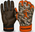 Dangerous™ Orange - Camo Batting Gloves
