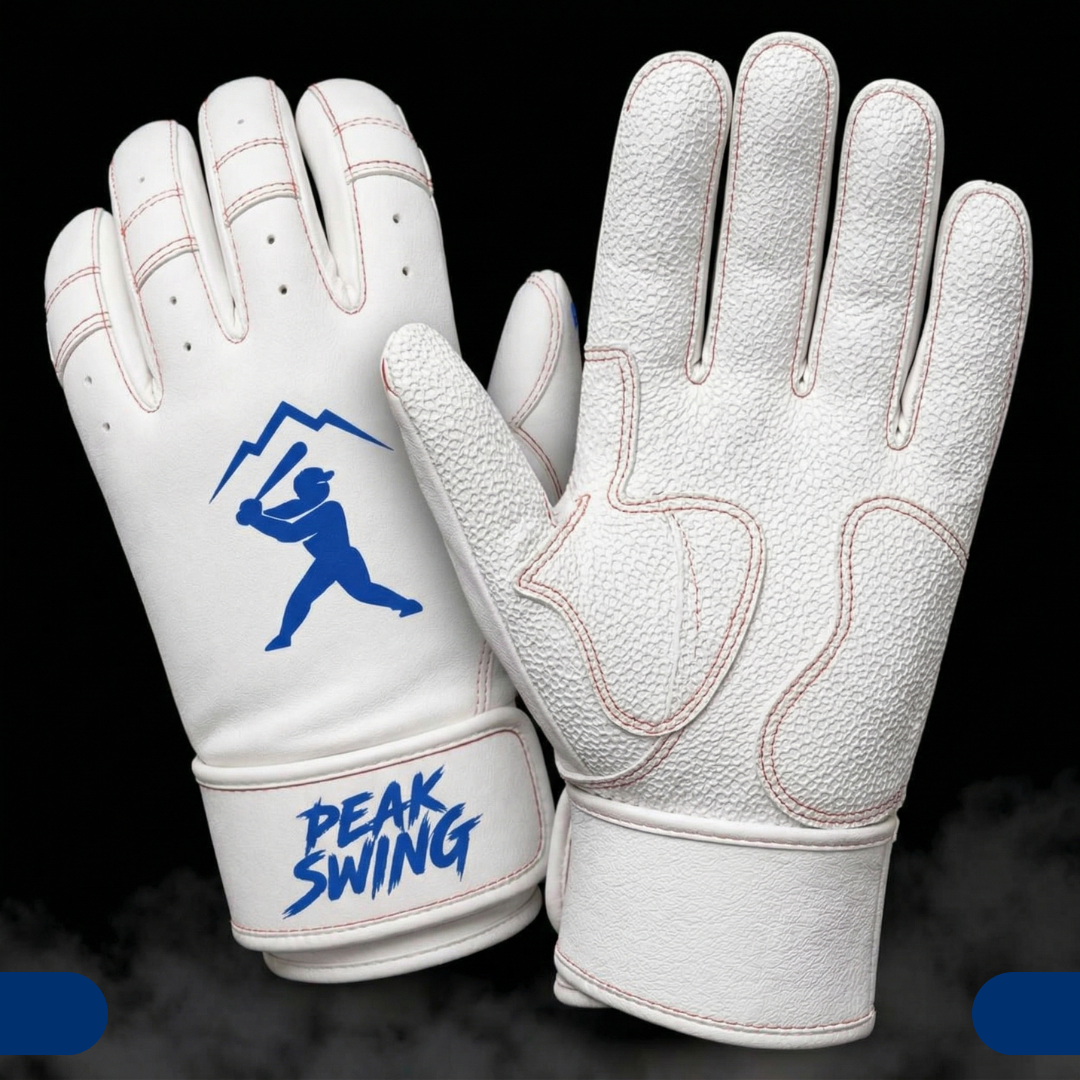 PeakSwing Pro Grip Training Gloves – Elite White